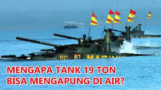 Bagaimana Tank Amfibi Mengapung di Air