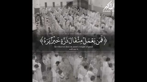 أرح سمعك🎧تلاوة من سورة الزلزله حالات واتساب دينيه