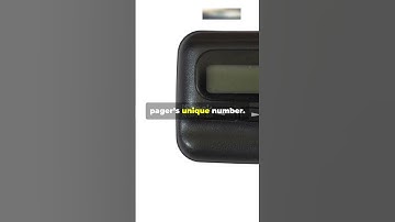 What is a Pager 📟  #Pager #pagerexplosion  #creativetech #TechHistory #Shorts #Throwback #Wireless
