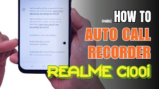 How to Enable Auto Call Recorder on Realme C100i screenshot 1