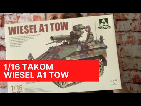 Takom 1/16 Wiesel A1 Tow AFV 1011: A look inside the box