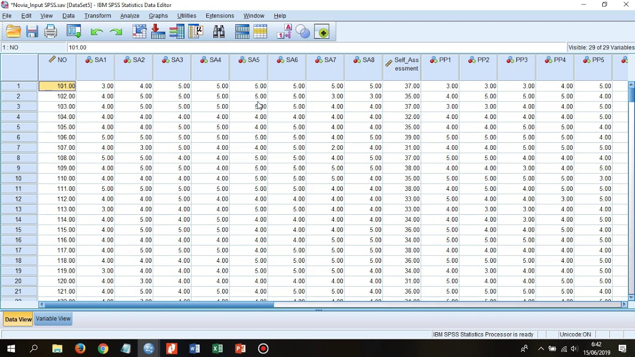 Cara Uji Reliabilitas Kuesioner dengan SPSS 25 - YouTube
