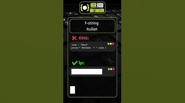 Python Temiz Kod Yazmak #programlama #yazılım #python