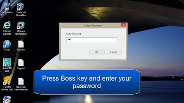 uTorrent Boss Key Password