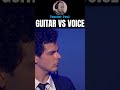 VOICE VS GUITAR