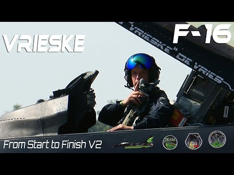 F-16  Steven "Vrieske" De Vries with his Dream Viper . From Start to Finish  4K UHD Version 2