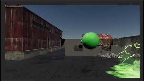 Unity VFX - fire,smoke, poison and interactive wall destruction