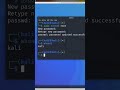 How to enable root login in kali Linux #kalilinux #linux #terminal #ethicalhacking #tips #hacking