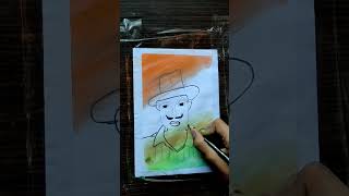 💞Bhagat Singh Soft Pastel Drawing🇮🇳😍 #shorts #nishankshandilyaarts #drawing screenshot 5