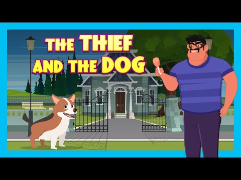 THE THIEF AND THE DOG | NEW ENGLISH STORY | KIDS HUT STORYTELLING | TIA & TOFU KIDS HUT STORYTELLING