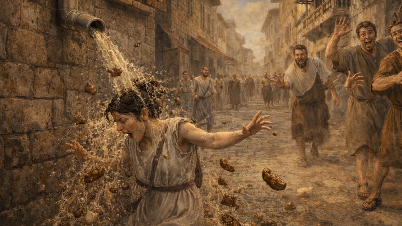 Roman Poop In ancient Rome, poop could fall on your head - YouTube
