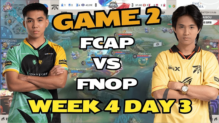 MPL PH S14 Week 4 Day 3: FCAP vs FNOP - Game 2 Full Match