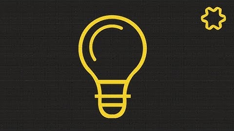 Adobe illustrator CC Tutorial : Lamp Bulb Logo Design illustrator - Flat Design Tutorial