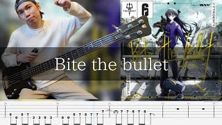 TRiDENT - Bite the bullet Bass Cover 弾いてみた TAB