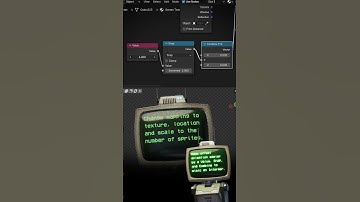Typing on Screen Shader in Blender #b3d