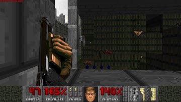 DOOM ZERO MAP02: TOXIC TOWER UV 100% ITEM AND SECRETS