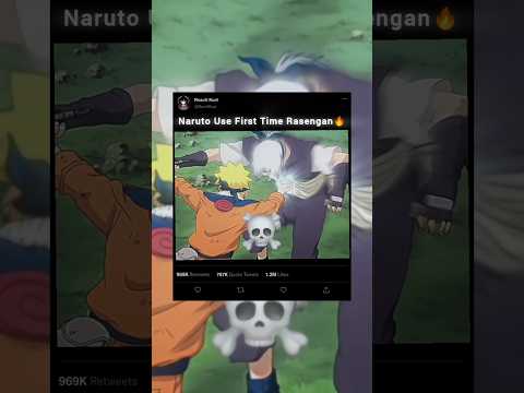 Naruto Use First Time Rasengan🔥 | reactikun