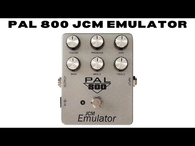 Aanhoudend Laat je zien Ministerie Pal 800 JCM Emulator Pedal - YouTube