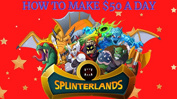 HOW TO MAKE $50 A DAY IN SPLINTERLANDS DARK ENERGY CRYSTAL