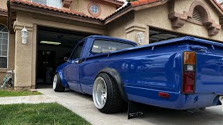 STANCED TOYOTA HILUX MINI TRUCK FULL REVIEW