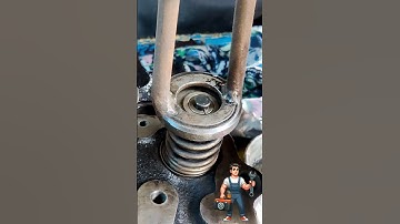 valves spring lock #shorts #engine #mechanic #mechanical #short #viralshorts #trending #shortsfeed
