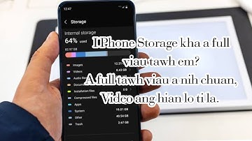 I Phone memory ti hek tu kha lo clear la, internet a i thil zawn ruk thin history kha clear rawh le.