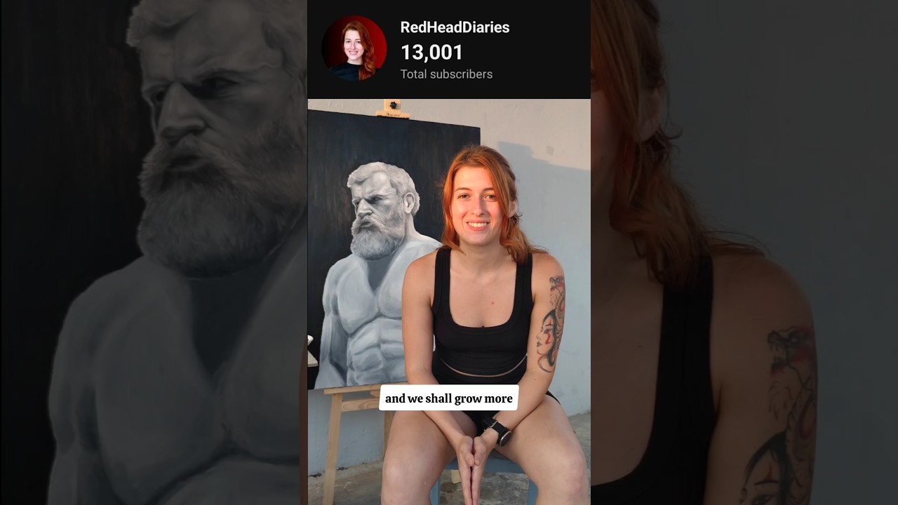 В пятницу, 13-го числа, количество подписчиков RedHeadDiaries достигло 13 тысяч 😱