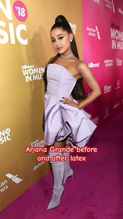 Putting Ariana Grande in Latex Catsuit #beforeandafter #shorts