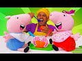 Cozinhando com Peppa Pig e George Pig: Receita Especial de Camarão na Moranga. Vídeo infantil.