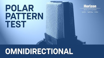 Microphone Test - Omnidirectional Polar Pattern Test (2022)