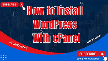 How to Install WordPress With cPanel in Urdu Hindi.?