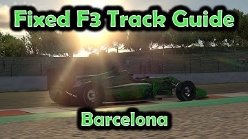 iRacing Track Guide Barcelona | Fixed Dallara F3 | W10 S4 2022 | 1:38.452