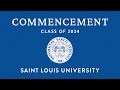 2024 saint louis university commencement ceremony