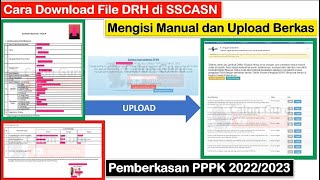 LIVE Cara Download DRH PPPK di SSCASN, Mengisi Manual & Upload Berkas DRH saat Pemberkasan PPPK 2023 screenshot 5