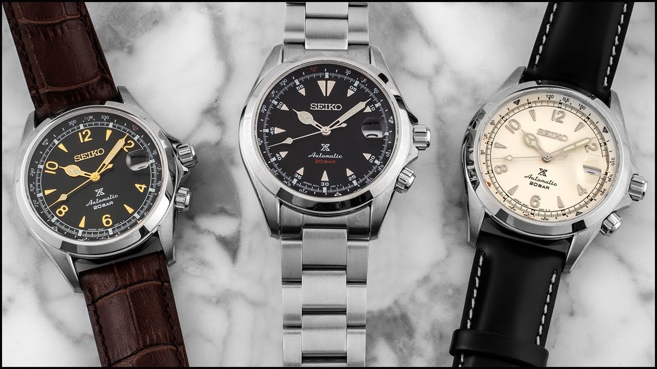 Мужские часы Seiko SPB123 SPB123J1 SBDC093 Automatic Alpinist