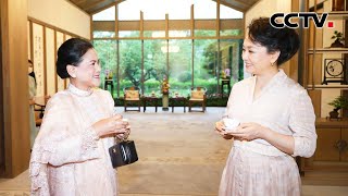 彭丽媛会见印度尼西亚总统夫人伊莉亚娜 | CCTV