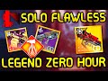 Solo flawless legend zero hour exotic mission day1  solar titan  destiny 2