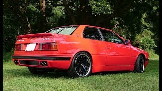 Maserati 2224v AM477  / Drilled rotors and "Porsche Brembo" brake system With BBS "RTⅡ” Wheel. #2 Maserati Biturbo 222 4v Brembo Caliper Bbs Wheel Matching 2 3