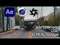 After Effects &amp; Cinema 4D &amp; Octane Workflow - Add 3D / CGI to Real Footage VFX (EASY)