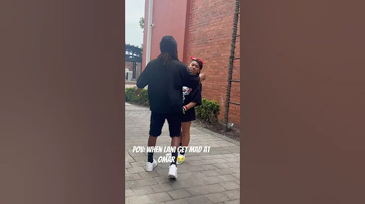 WHAT YALL THINK OMAR DID TO MAKE LANI MAD ? 😭😭😂😂 #shorts #bestfriends #mad