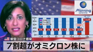 米 新型コロナ感染　７割超がオミクロン株に（2021年12月22日）