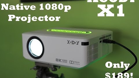 Budget $180 XGODY X1 Projector - Native 1080P - Android TV - Dolby Sound - 2x HDMI ports - ARC