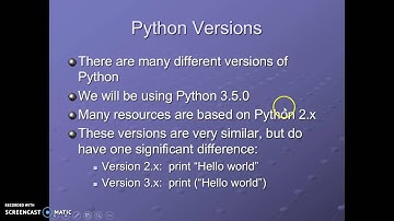 ICS 2O - Lesson 19 - Intro to Python