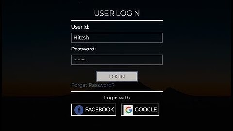 CSS and HTML - Dark mode Login page in CSS Bootstrap