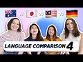 PART 4 - Differences In Pronunciation - English / Japanese / Malay / German 🇦🇺 🇯🇵 🇲🇾 🇩🇪