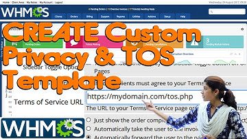 How to create custom privacy and TOS template in WHMCS? [STEP BY STEP]☑️
