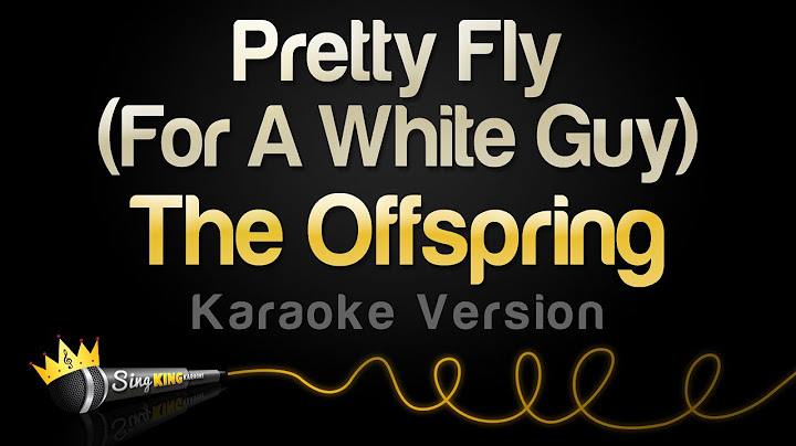 Pretty Fly (for a White Guy) Karaoke version - Karaoke performance video thumbnail