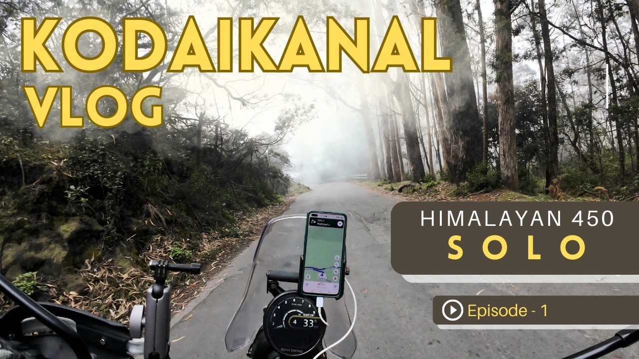 Episode 1: Into the Clouds | The 450km SOLO Ascent to Kodaikanal from Bangalore | RE Himalayan 450