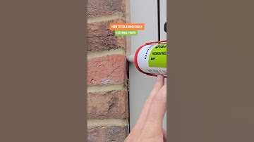 Mastic Man- Silicone caulk application-The quickest way to seal a door #satisfying #masticman #south