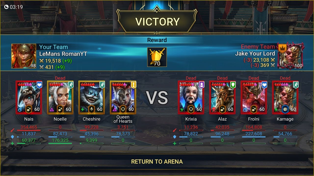 Live Arena Season 8 Day 6